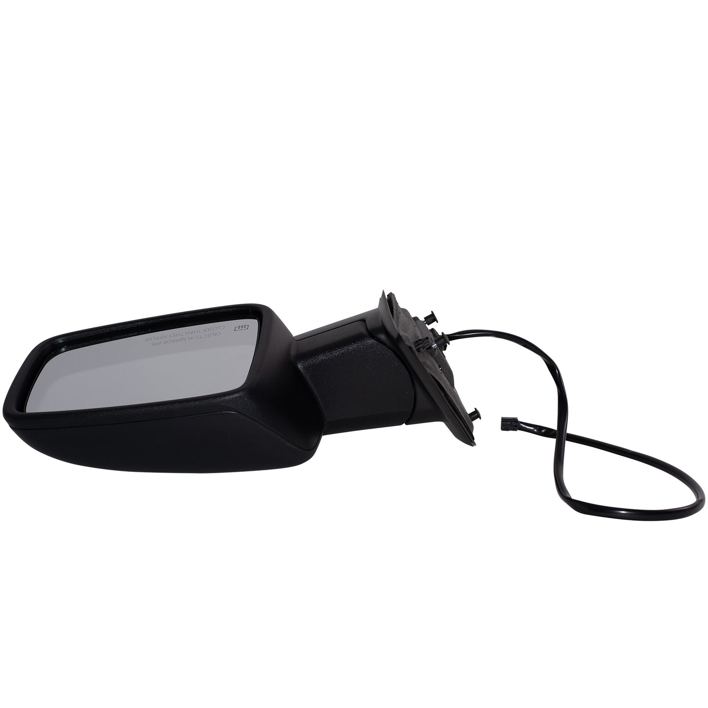 Power Door Mirror Textured Black With Heat-Manual Folding-Temperature Sensor Without Auto Dimming Driver Right 6X9 Non-Towing for 2014-2018 RAM 1500 2019-2022 RAM 1500 2013-2018 RAM 2500