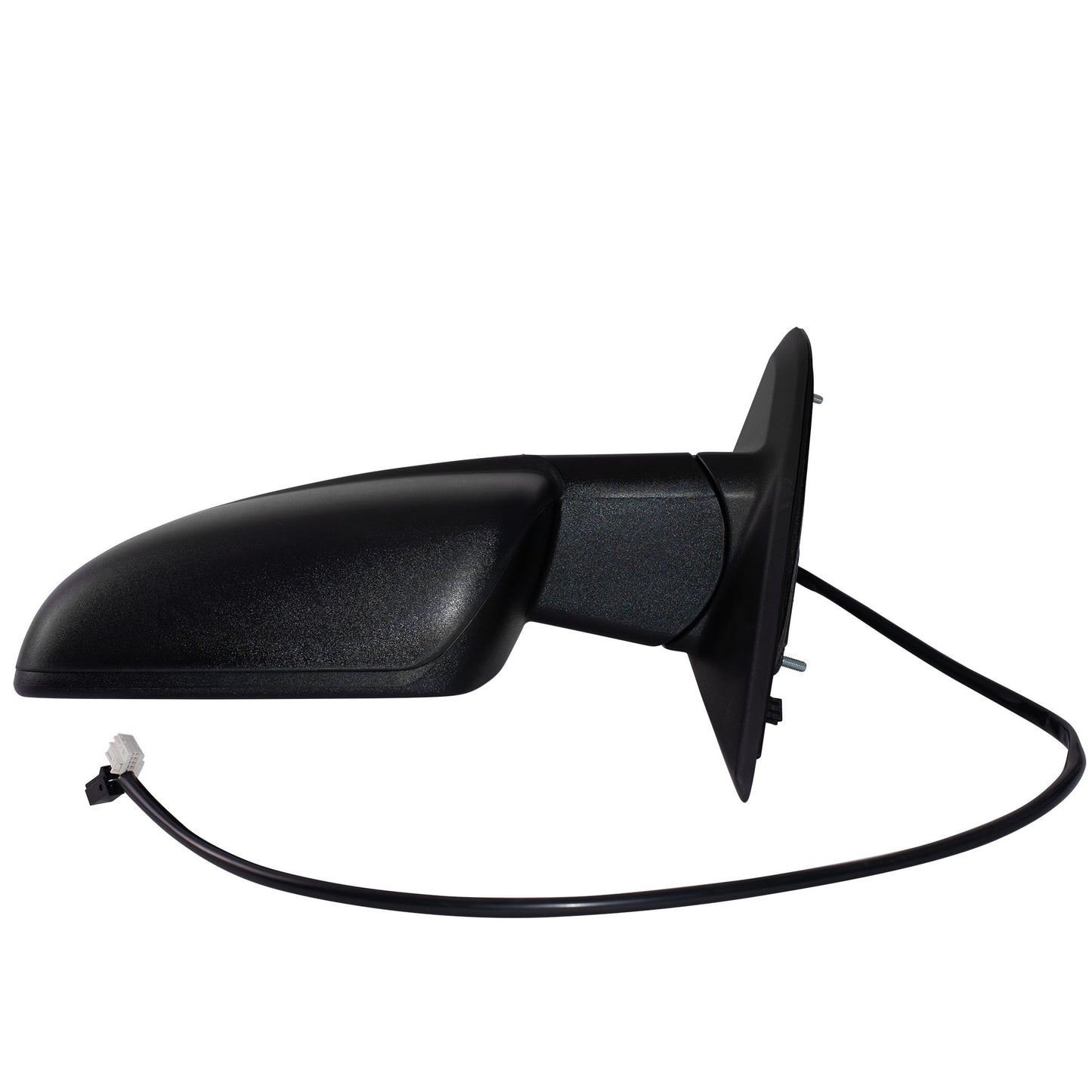 6 X 9 Power Door Mirror Textured Black Cover With Heat-Temperature Sensor-Manual Folding Without Auto Dimming Driver Left for 2019-2022 RAM 2500 Without Towing Package 2019-2022 RAM 3500 Without Towing Package