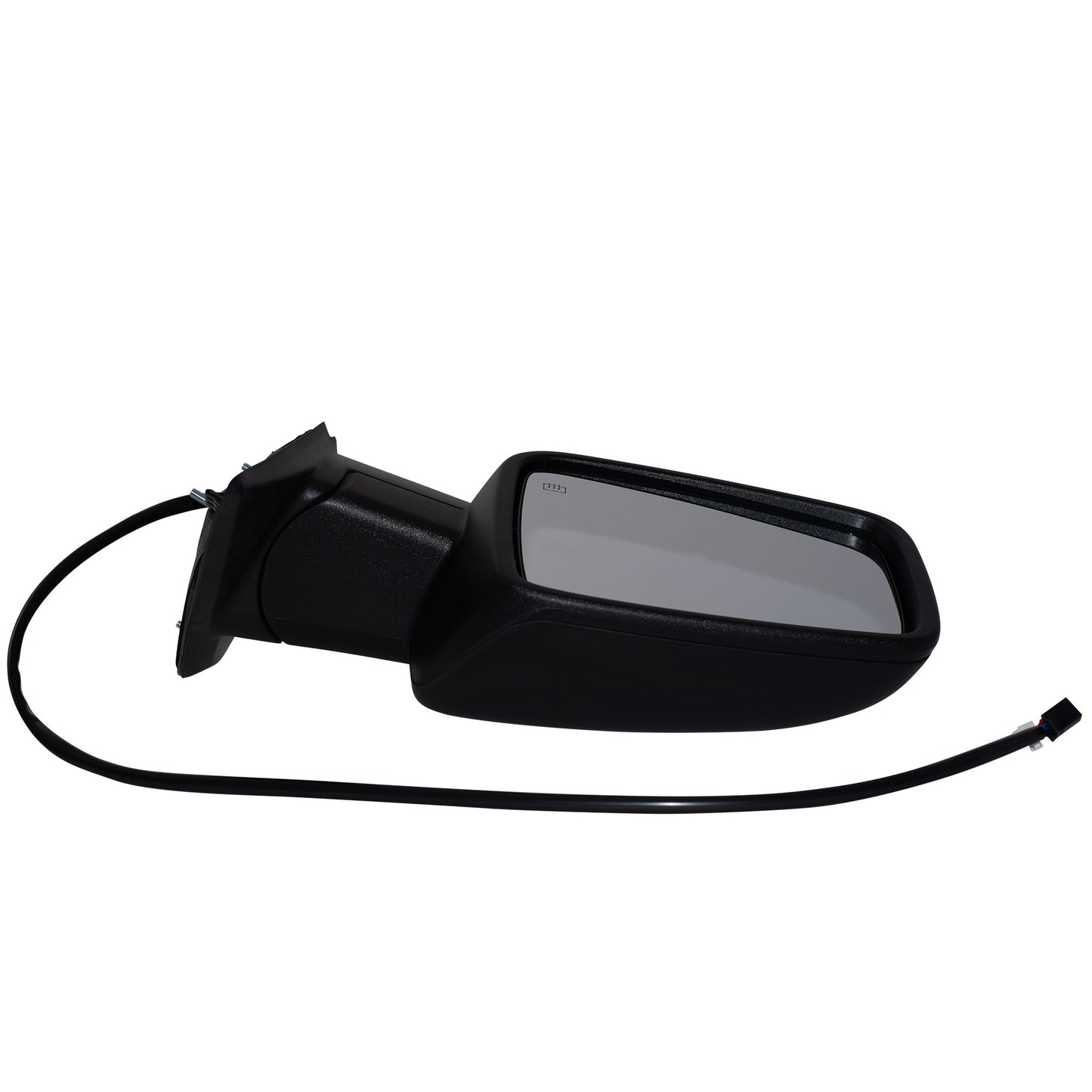 6 X 9 Power Door Mirror Textured Black Cover With Heat-Temperature Sensor-Manual Folding Without Auto Dimming Driver Left Passenger Right for 2019-2022 RAM 2500 Without Towing Package 2019-2022 RAM 3500 Without Towing Package