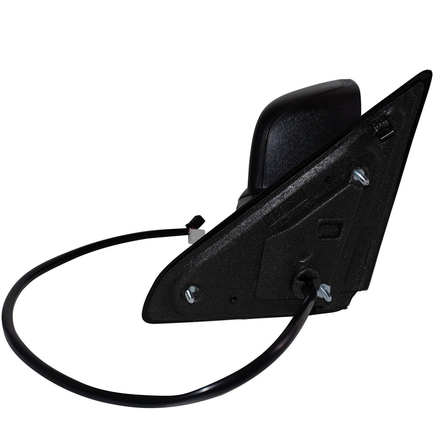 6X9 Power Door Mirror Textured Black Cover With Heat- Manual Folding Without Auto Dimming Passenger Right for 2019-2022 RAM 2500 Without Towing Package 2019-2022 RAM 3500 Without Towing Package