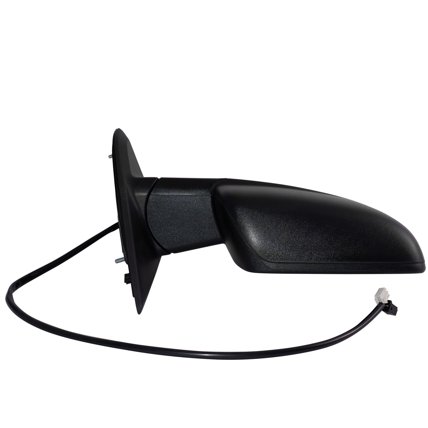 6X9 Power Door Mirror Textured Black Cover With Heat- Manual Folding Without Auto Dimming Passenger Right for 2019-2022 RAM 2500 Without Towing Package 2019-2022 RAM 3500 Without Towing Package