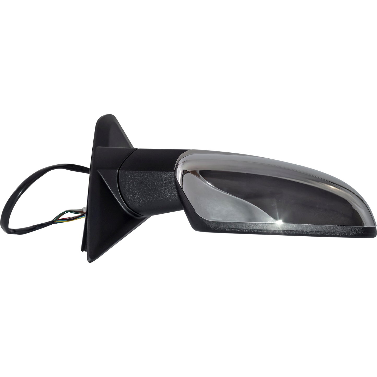 6 X 9 Power Door Mirror Chrome Cover With Heat-LED Turn Signal Light-Puddle Light-Power Folding-Temperature Sensor-Without Auto Dimming Driver Left Passenger Right for 2013 RAM 1500 Without Towing Package 2013 RAM 2500 Without Towing Package