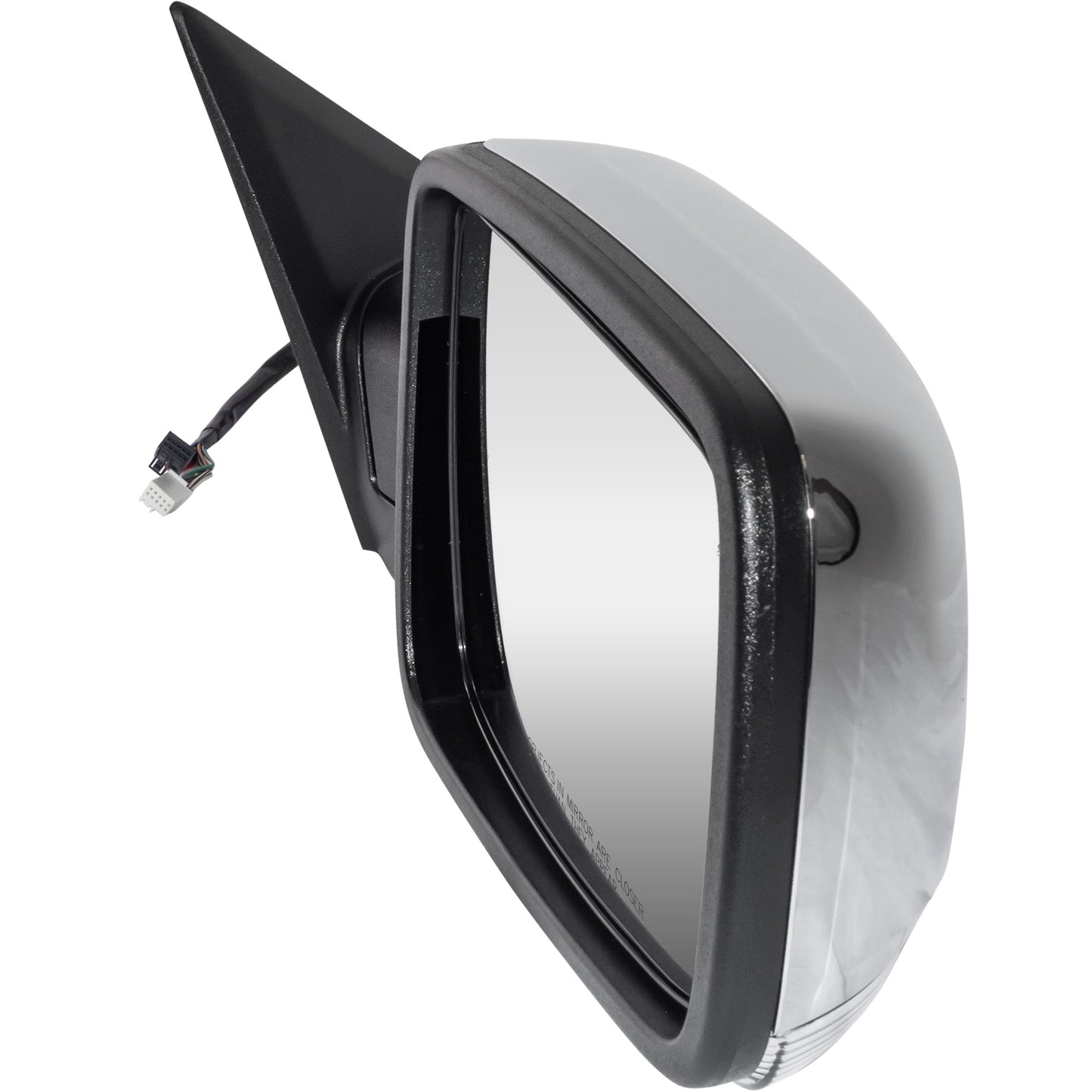 6 X 9 Power Door Mirror Chrome Cover With Heat-LED Turn Signal Light-Puddle Light-Power Folding- Without Auto Dimming Passenger Right for 2013 RAM 1500 Without Towing Package 2013 RAM 2500 Without Towing Package