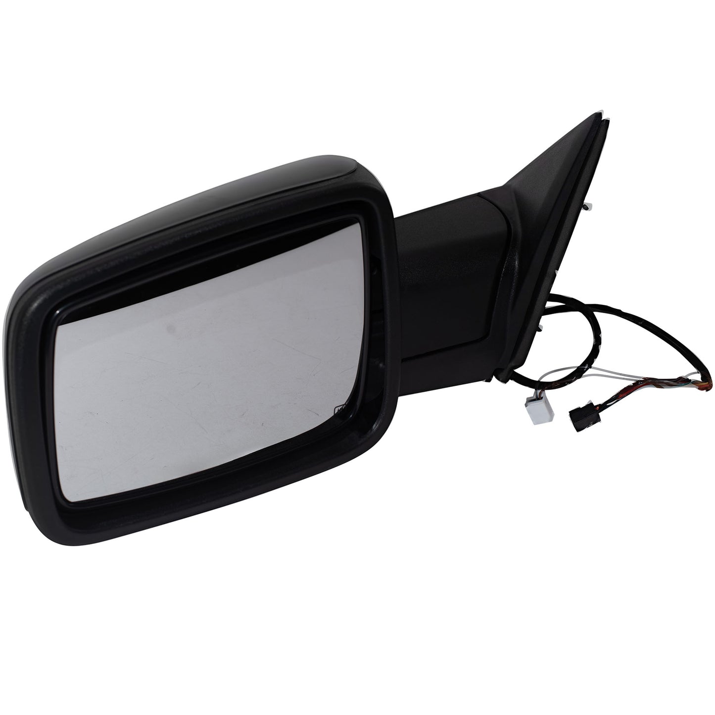 6 X 9 Power Door Mirror Paint to Match Black Cover With Heat-LED Turn Signal Light-Puddle Light-Manual Folding Without Auto Dimming Driver Left for 2009-2010 Dodge RAM 1500 Without Towing Package 2011-2012 RAM 1500 Without Towing Package
