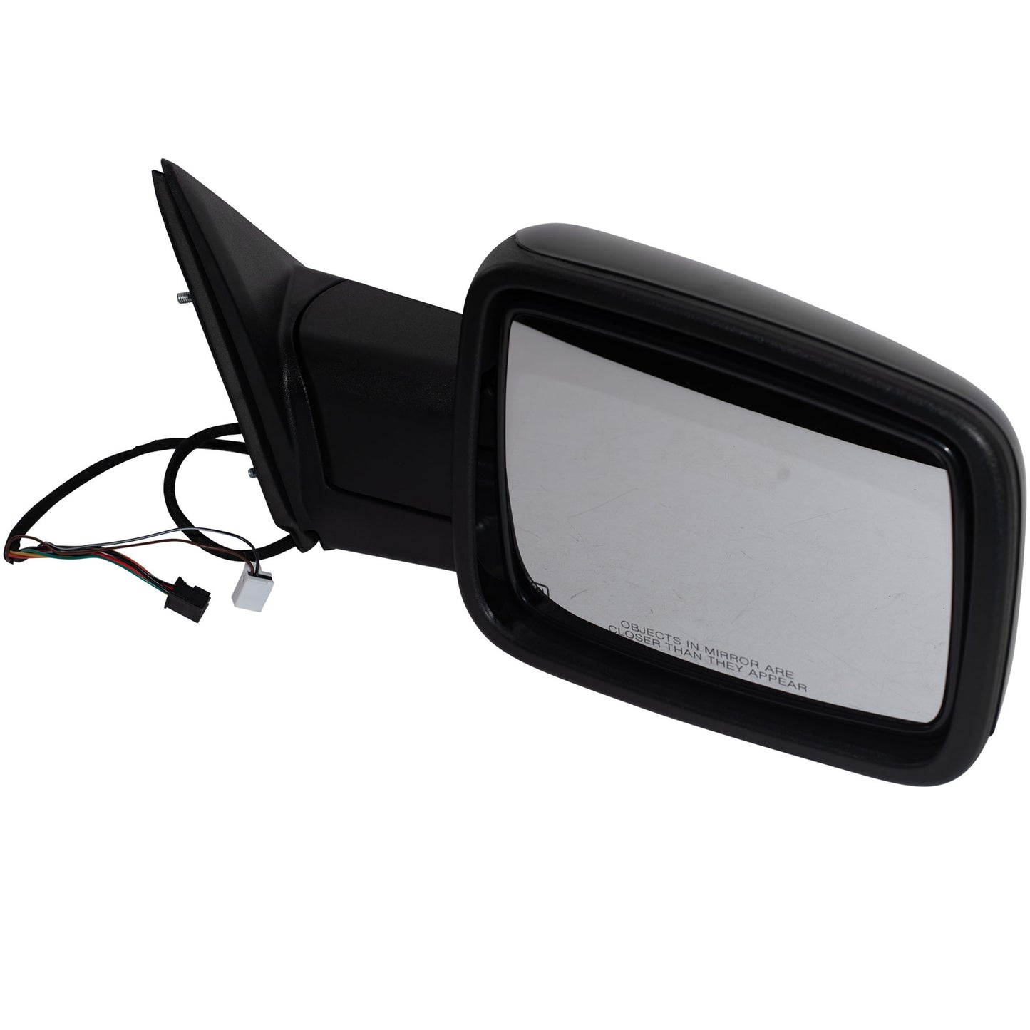 6 X 9 Power Door Mirror Paint to Match Black Cover With Heat-LED Turn Signal Light-Puddle Light-Manual Folding Without Auto Dimming Passenger Right for 2009-2010 Dodge RAM 1500 Without Towing Package 2011-2012 RAM 1500 Without Towing Package