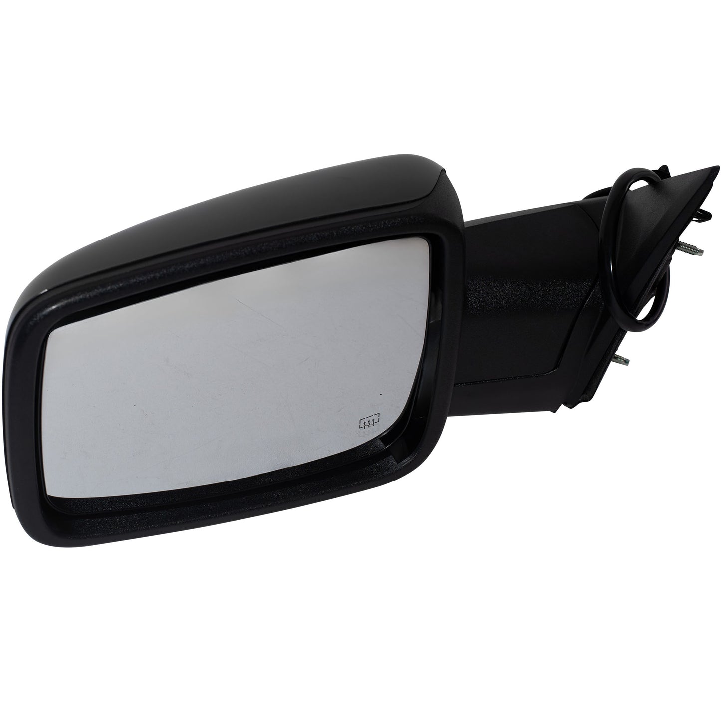 6X9 Power Door Mirror PTM Black With Heat-LED Signal-Puddle Light-Power Folding-Temperature Sensor Without Auto Dimming Driver Left for 2013-2018 RAM 1500 2019-2020 RAM 1500 Classic Without Towing Package 2018 RAM 2500 Without Towing Package
