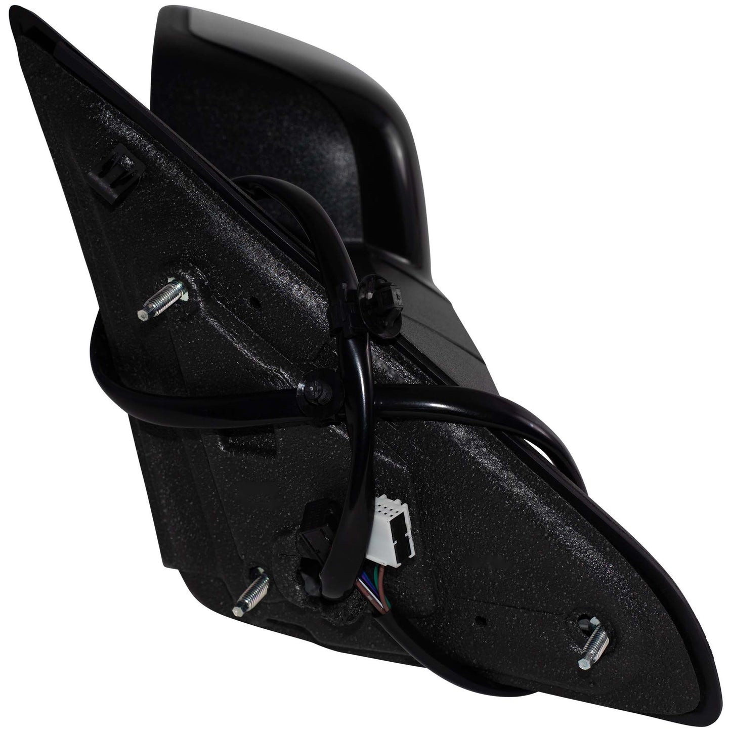 6X9 Power Door Mirror PTM Black With Heat-LED Signal-Puddle Light-Power Folding-Temperature Sensor Without Auto Dimming Driver Left for 2013-2018 RAM 1500 2019-2020 RAM 1500 Classic Without Towing Package 2018 RAM 2500 Without Towing Package