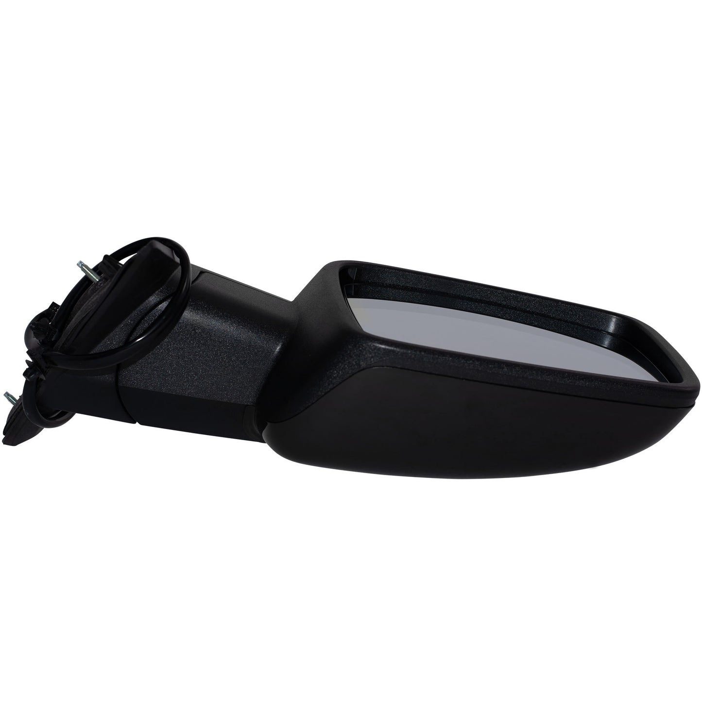 6X9 Power Door Mirror PTM Black With Heat-LED Signal-Puddle Light-Power Folding-Temperature Sensor Without Auto Dimming Driver Left for 2013-2018 RAM 1500 2019-2020 RAM 1500 Classic Without Towing Package 2018 RAM 2500 Without Towing Package