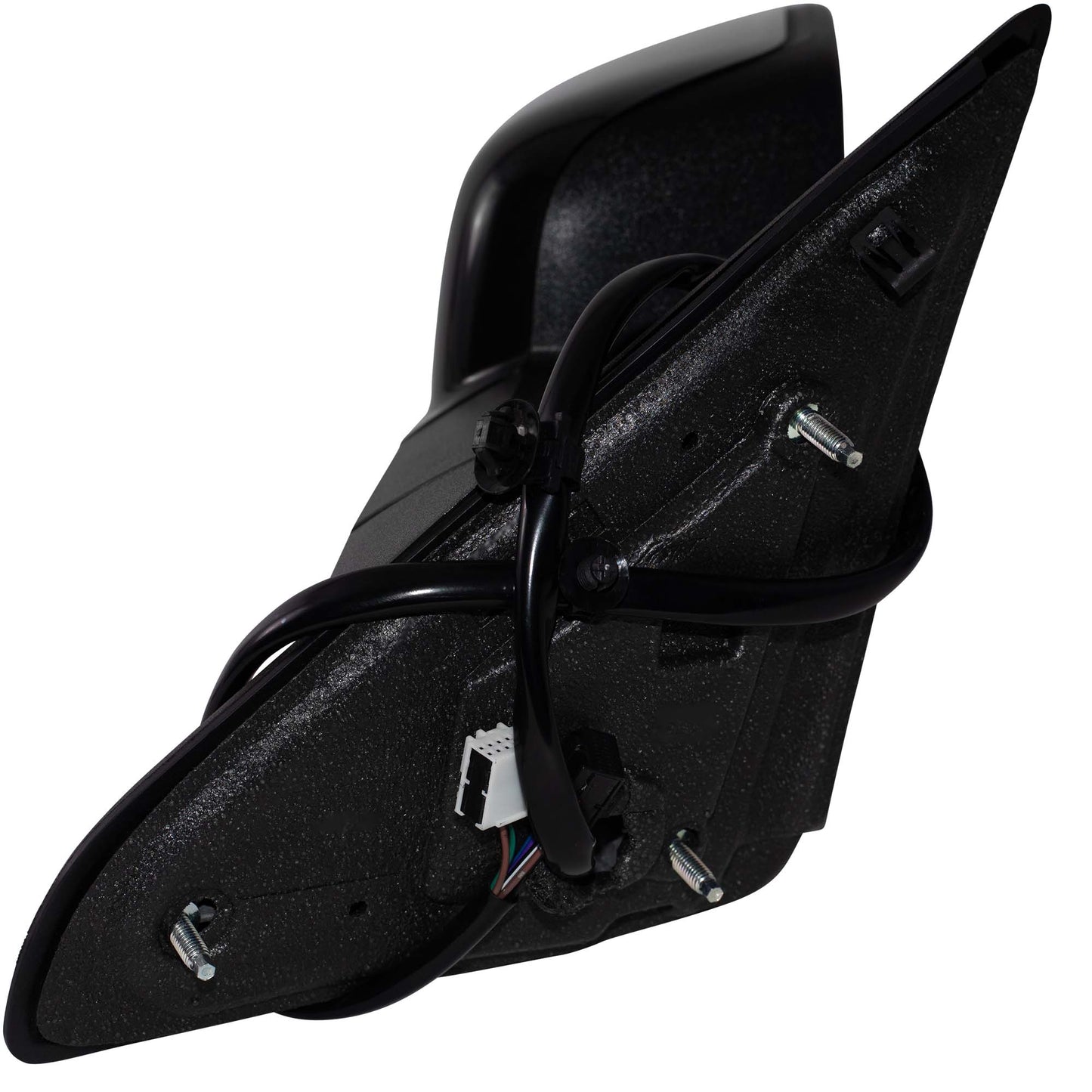 Power Door Mirror PTM Black With Heat-LED Signal-Puddle Light-Power Folding-LH Temperature Sensor Without Auto Dimming Set Driver Left Passenger Right for 6X9 Non-Towing 2013-2018 RAM 1500 2019-2020 RAM 1500 Classic 2018 RAM 2500