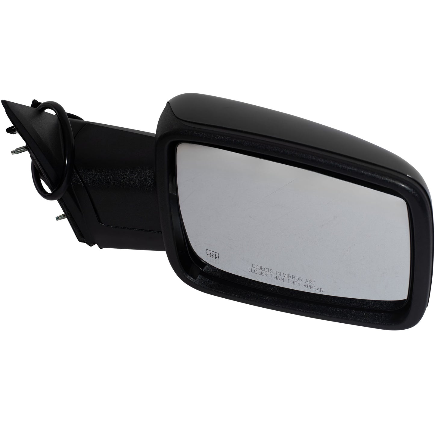 Power Door Mirror PTM Black With Heat-LED Signal-Puddle Light-Power Folding Without Auto Dimming Passenger Right for 6X9 Non-Towing 2013-2018 RAM 1500 2019-2020 RAM 1500 Classic 2018 RAM 2500