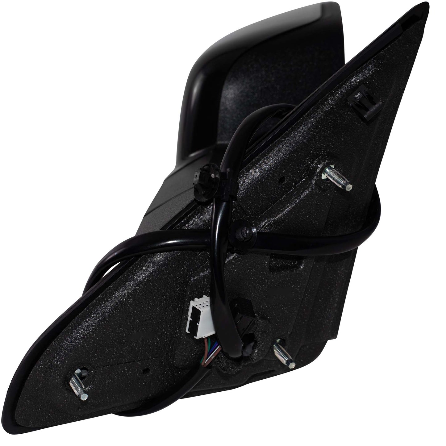 Power Door Mirror PTM Black With Heat-LED Signal-Puddle Light-Power Folding Without Auto Dimming Passenger Right for 6X9 Non-Towing 2013-2018 RAM 1500 2019-2020 RAM 1500 Classic 2018 RAM 2500