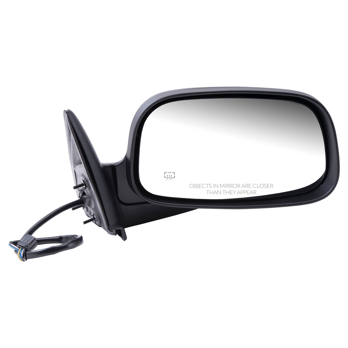 Replacement Set Driver and Passenger Power Side View Mirrors Heated Textured Compatible with 2001-2004 Dakota 2001-2003 Durango 55077252AE 55077253AE