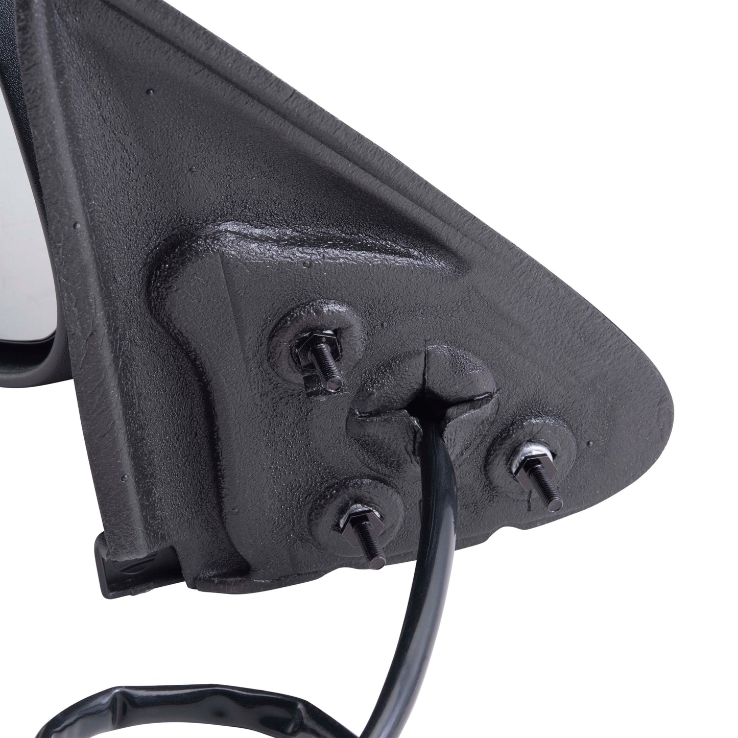 Replacement Passenger Power Side View Mirror Heated Textured Compatible with 2001-2004 Dakota 2001-2003 Durango 55077253AE