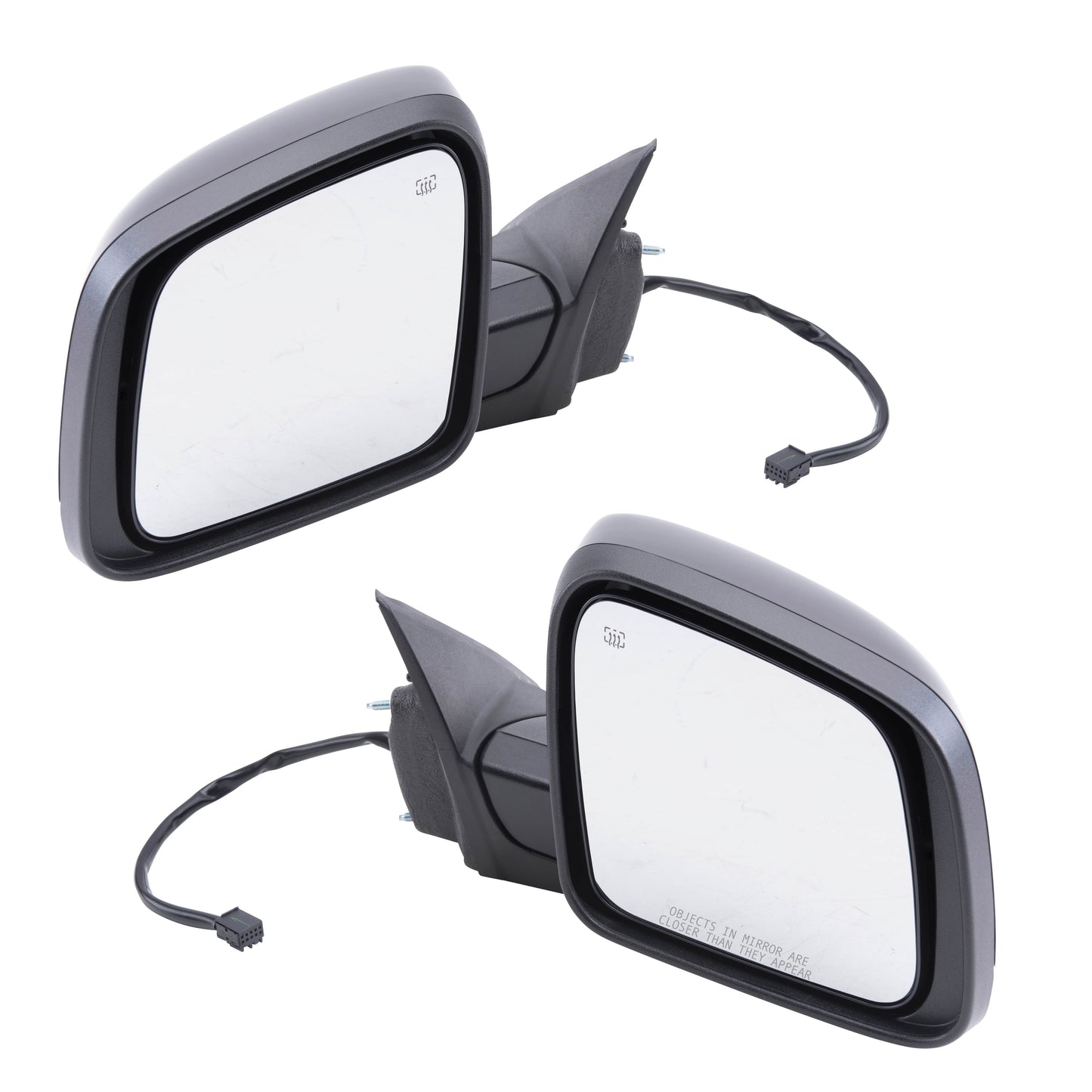 Driver and Passenger Power Side View Mirrors Heated Manual Folding 11-18 Jeep Grand Cherokee Replaces 5SG19TZZAF 5SG18AXRAF CH1320330 CH1321330