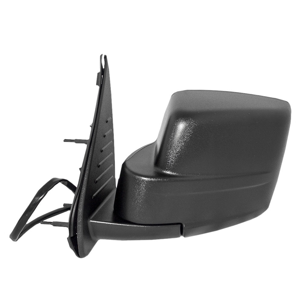 Side View Mirror for 08-12 Jeep Liberty Drivers Power Heated Textured 57010185AF