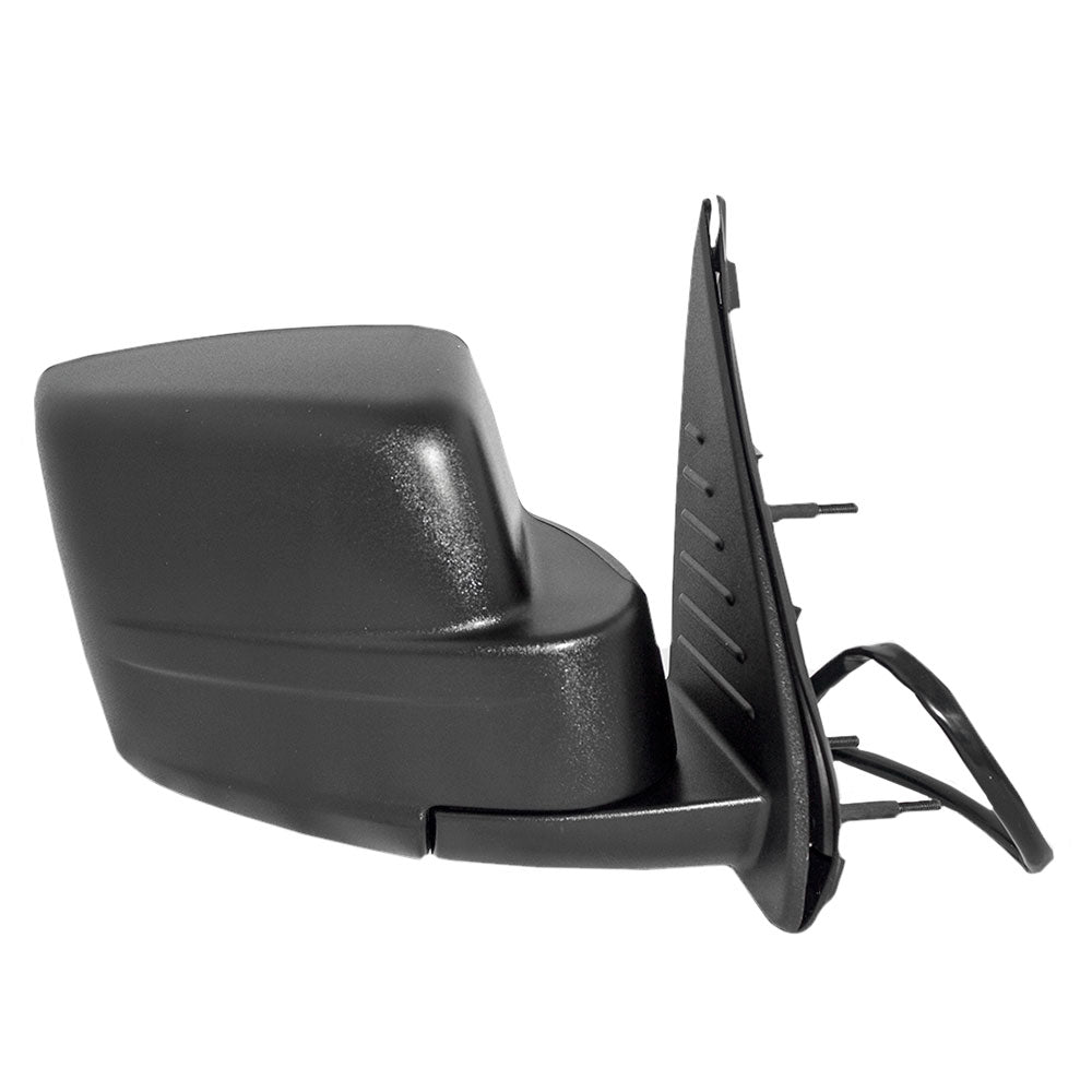 Replacement Passenger Power Side View Mirror Heated Textured Black Compatible with 2008-2012 Liberty 57010078AF CH1321287