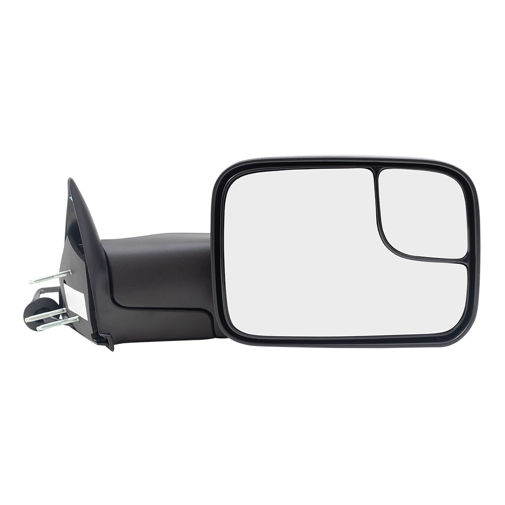 Brock Replacement Pair Set Power Tow 7x10 Flip-Up Performance Upgrade Mirrors Compatible with 94-97 Pickup Truck 55074917 55076612