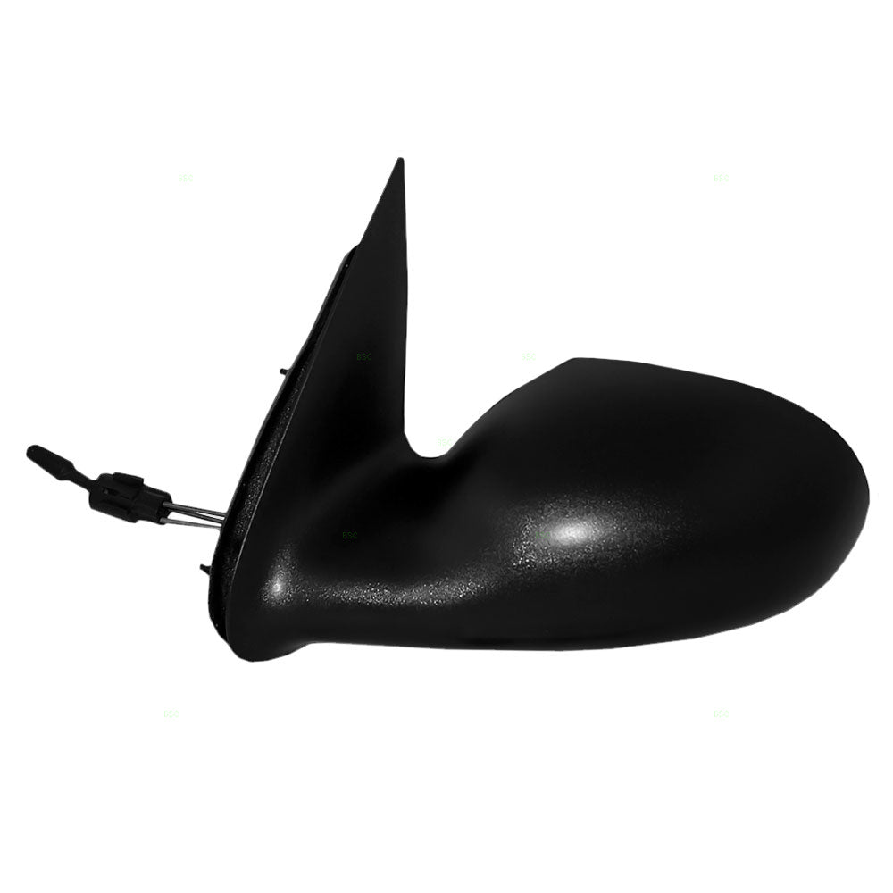 Replacement Driver Manual Remote Side View Mirrors Textured Compatible with 2001-2003 PT Cruiser 4724655AE