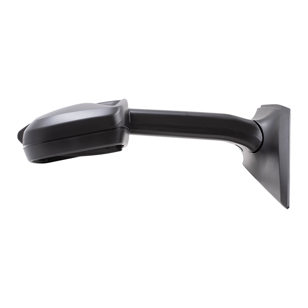 Brock Replacement Driver Side Extended Type Manual Mirror Textured Black with Signal without Heat Compatible with 2006-2018 Sprinter