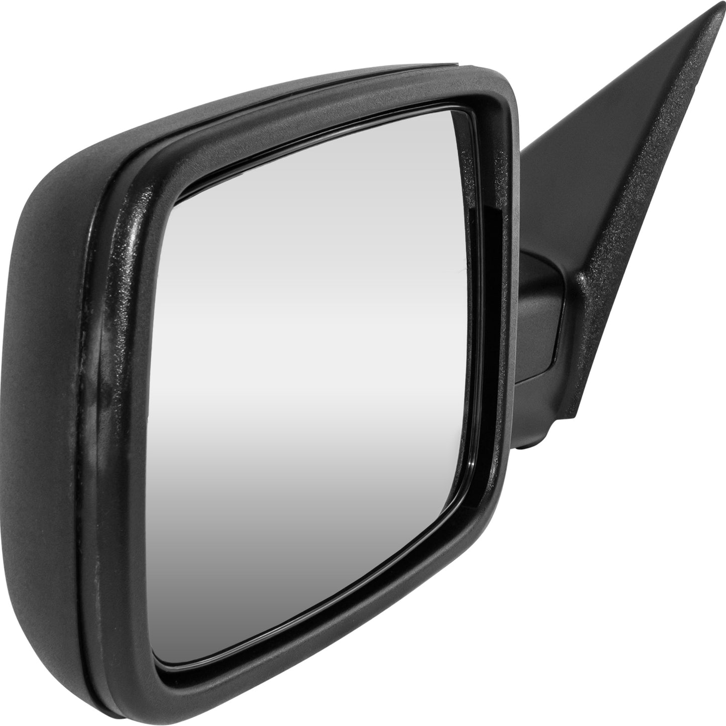 6 X 9 Manual Door Mirror Textured Black Driver Left for 2009-2010 Dodge RAM 1500 Without Towing Package 2011-2012 RAM 1500 Without Towing Package 2010 Dodge RAM 2500 Without Towing Package 2011-2012 RAM 2500 Without Towing Package