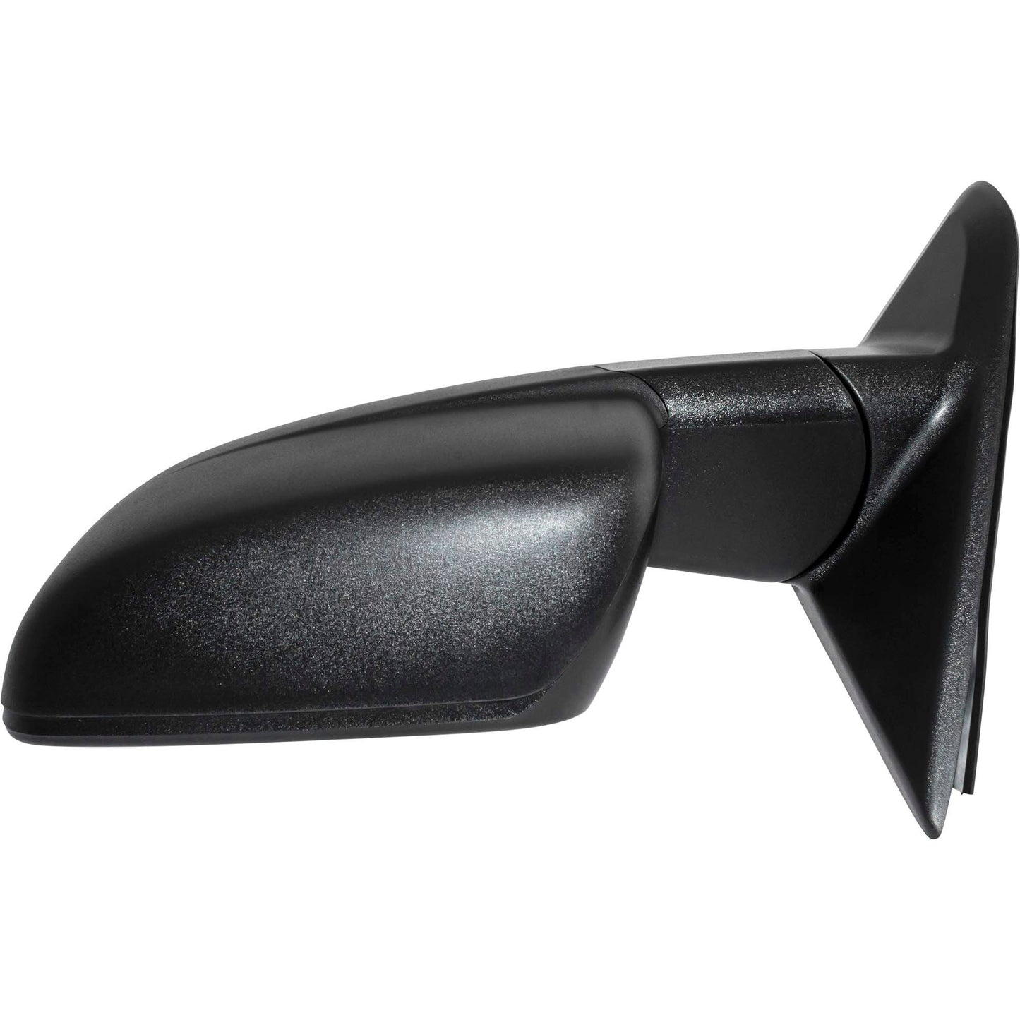 6 X 9 Manual Door Mirror Textured Black Driver Left for 2009-2010 Dodge RAM 1500 Without Towing Package 2011-2012 RAM 1500 Without Towing Package 2010 Dodge RAM 2500 Without Towing Package 2011-2012 RAM 2500 Without Towing Package