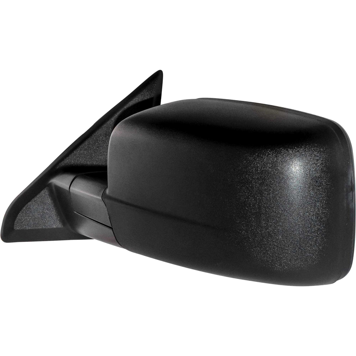 6 X 9 Manual Door Mirror Textured Black Driver Left for 2009-2010 Dodge RAM 1500 Without Towing Package 2011-2012 RAM 1500 Without Towing Package 2010 Dodge RAM 2500 Without Towing Package 2011-2012 RAM 2500 Without Towing Package