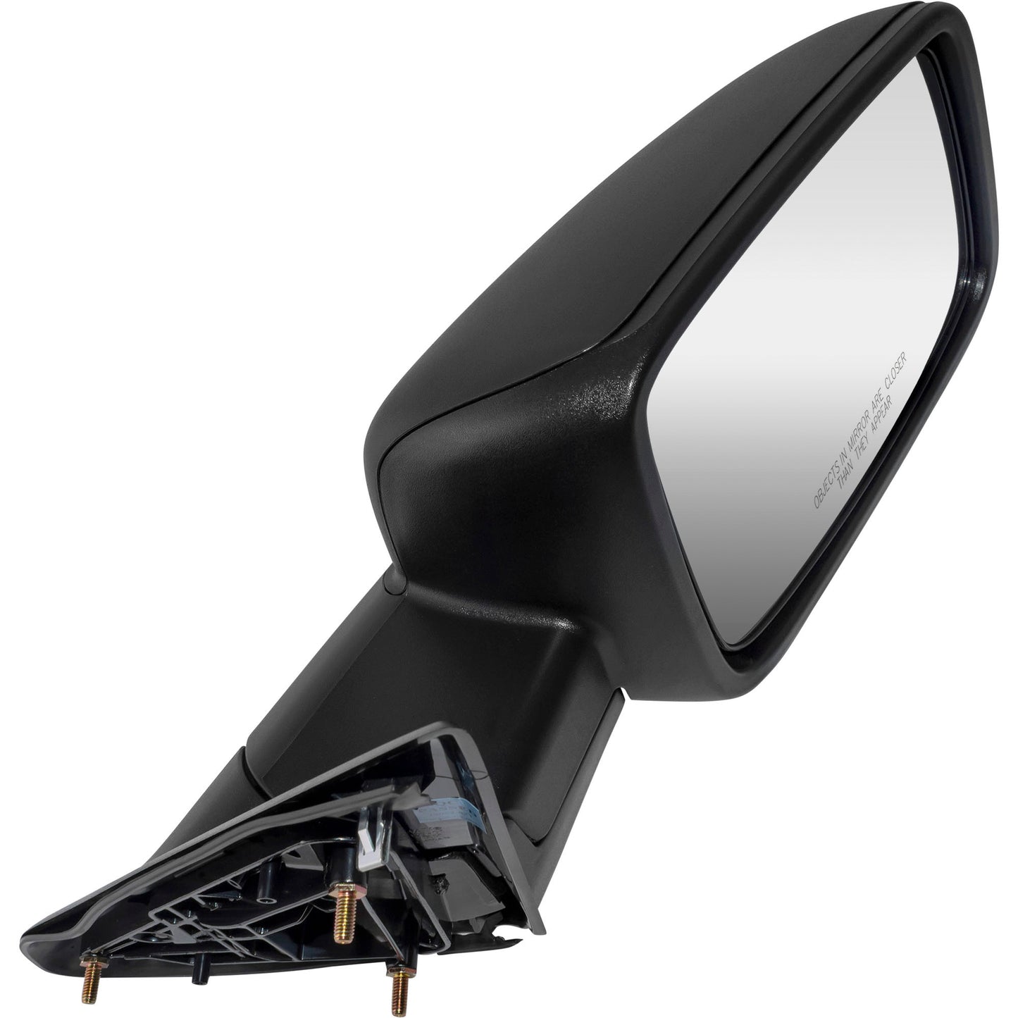 6 X 9 Manual Door Mirror Textured Black Driver Left Passenger Right for 2009-2010 Dodge RAM 1500 Without Towing Package 2011-2012 RAM 1500 Without Towing Package 2010 Dodge RAM 2500 Without Towing Package 2011-2012 RAM 2500 Without Towing Package