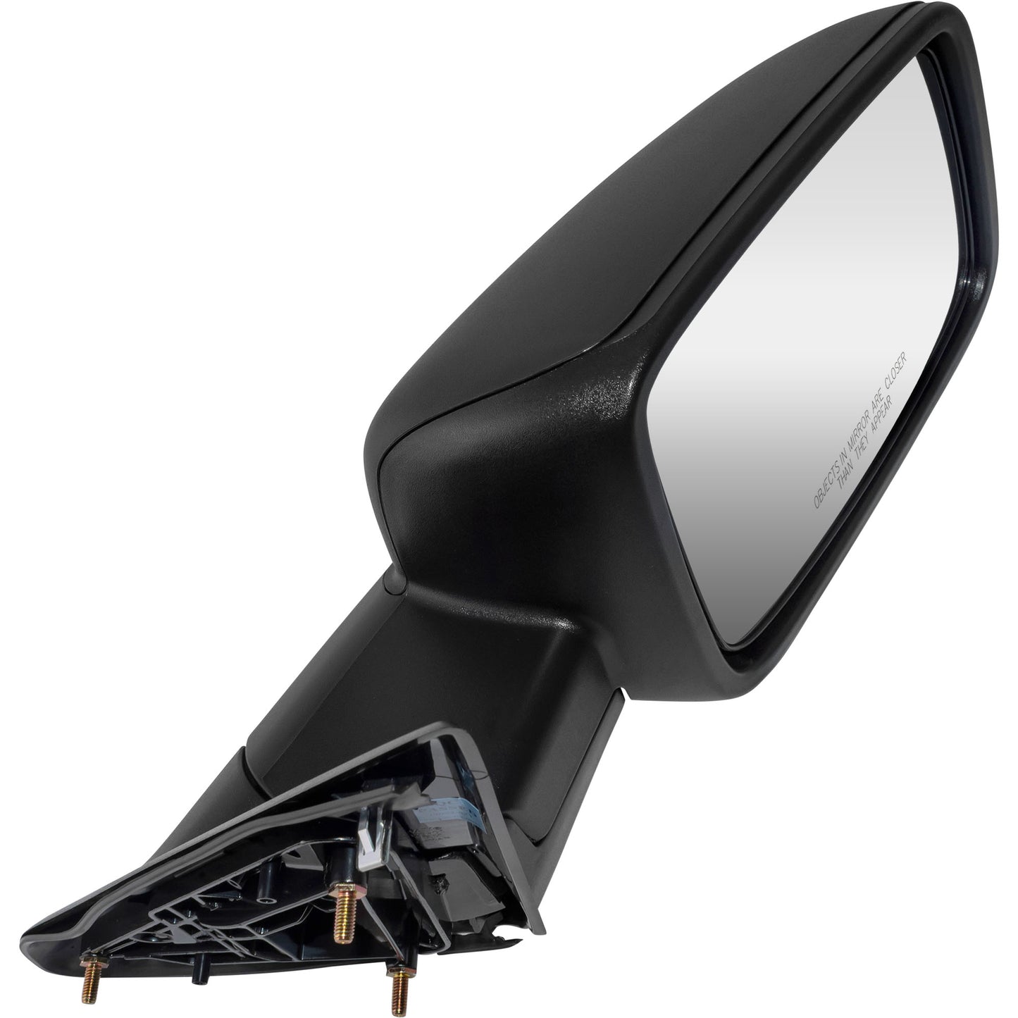 6 X 9 Manual Door Mirror Textured Black Passenger Right for 2009-2010 Dodge RAM 1500 Without Towing Package 2011-2012 RAM 1500 Without Towing Package 2010 Dodge RAM 2500 Without Towing Package 2011-2012 RAM 2500 Without Towing Package