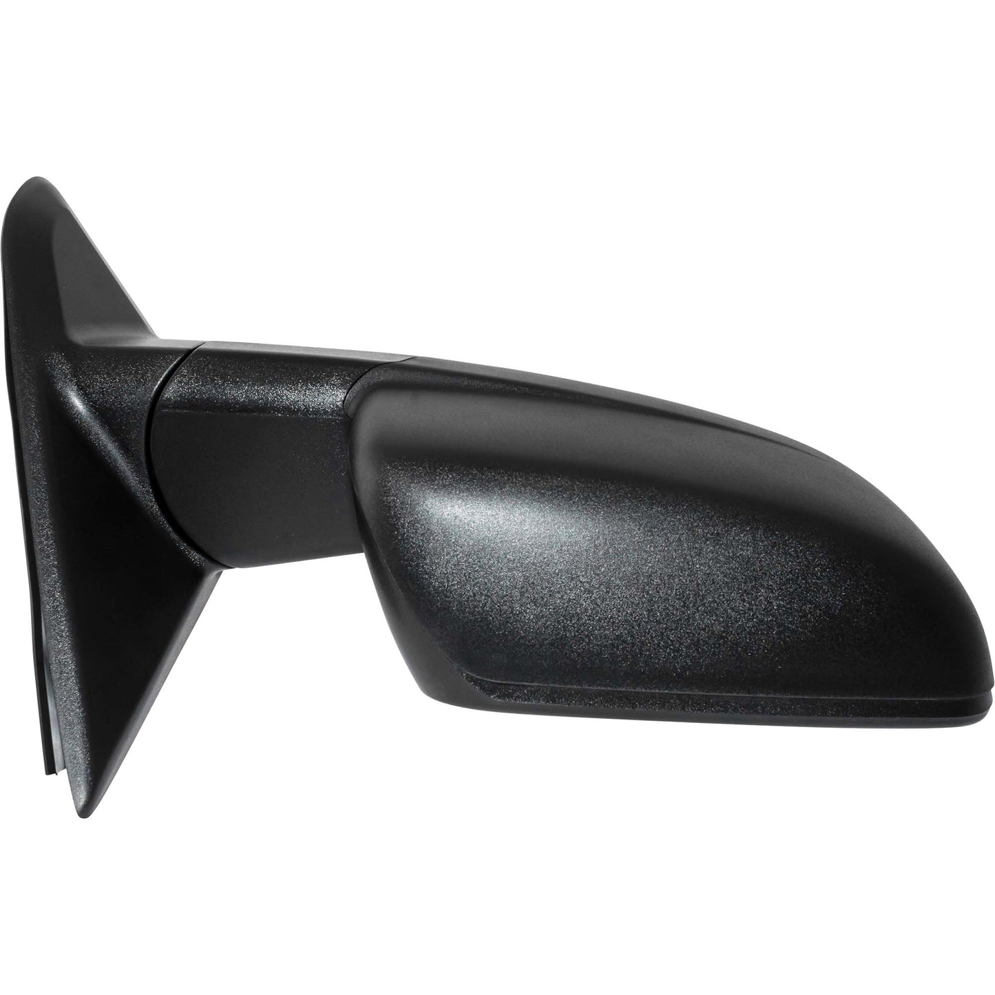 6 X 9 Manual Door Mirror Textured Black Passenger Right for 2009-2010 Dodge RAM 1500 Without Towing Package 2011-2012 RAM 1500 Without Towing Package 2010 Dodge RAM 2500 Without Towing Package 2011-2012 RAM 2500 Without Towing Package
