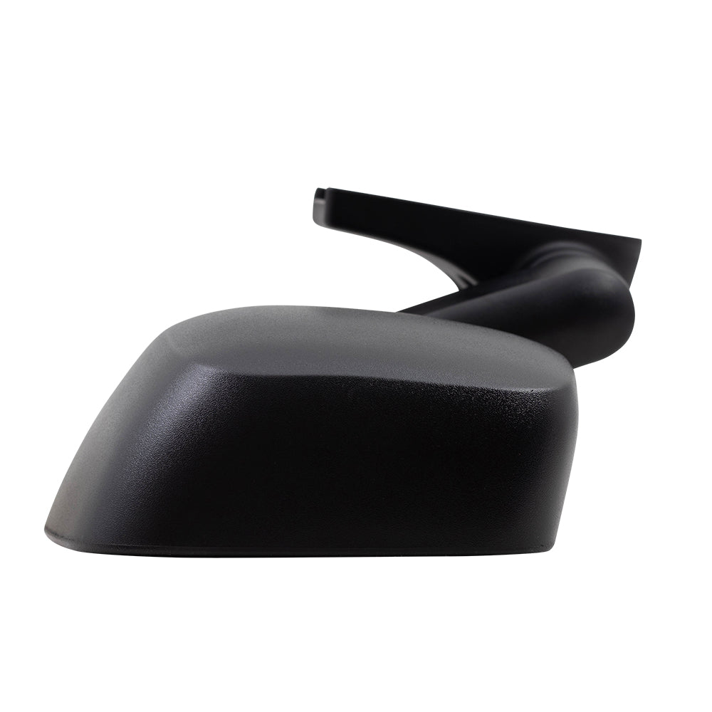 Replacement Driver Manual Side View Mirror Textured Black Compatible with 2003-2006 Wrangler 55395061AD