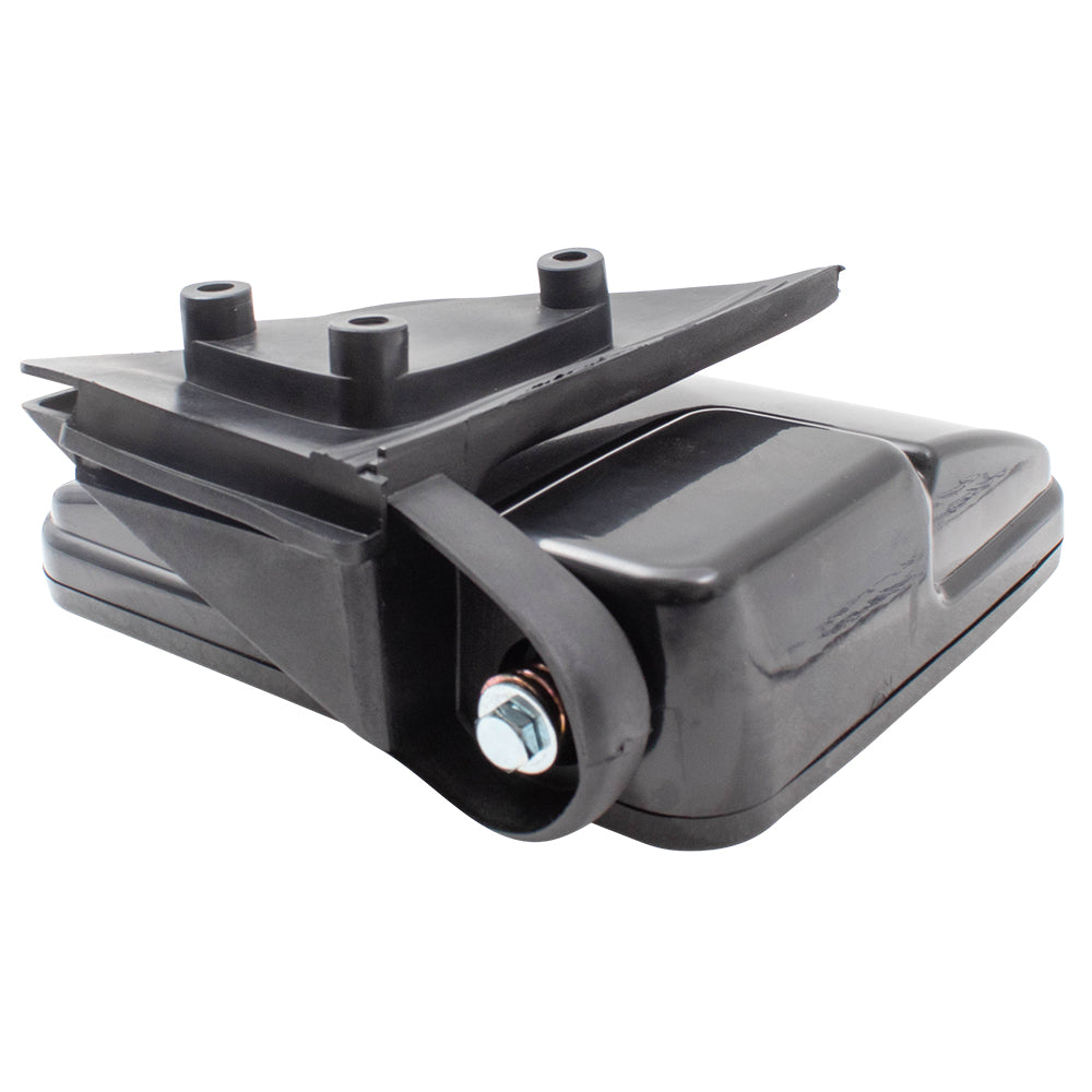 Replacement Passengers Manual Side View Mirror Sail Mounted Ready to Paint Housing Compatible with 87-93 Ram 50 87-96 Mighty Max Pickup Truck