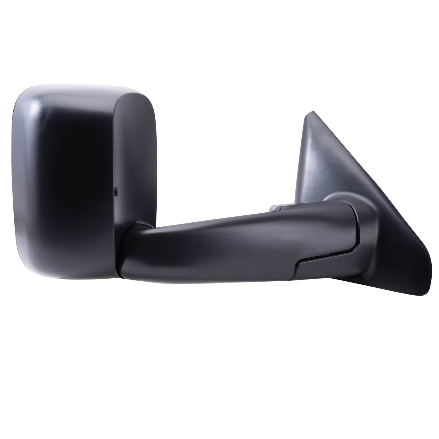 Brock Replacement Passenger Manual Side Tow Mirror 7x10 Flip-Up Textured Black Compatible with 2002-2008 1500 2003-2009 2500 2003-2010 3500 Pickup Truck 55077492AN