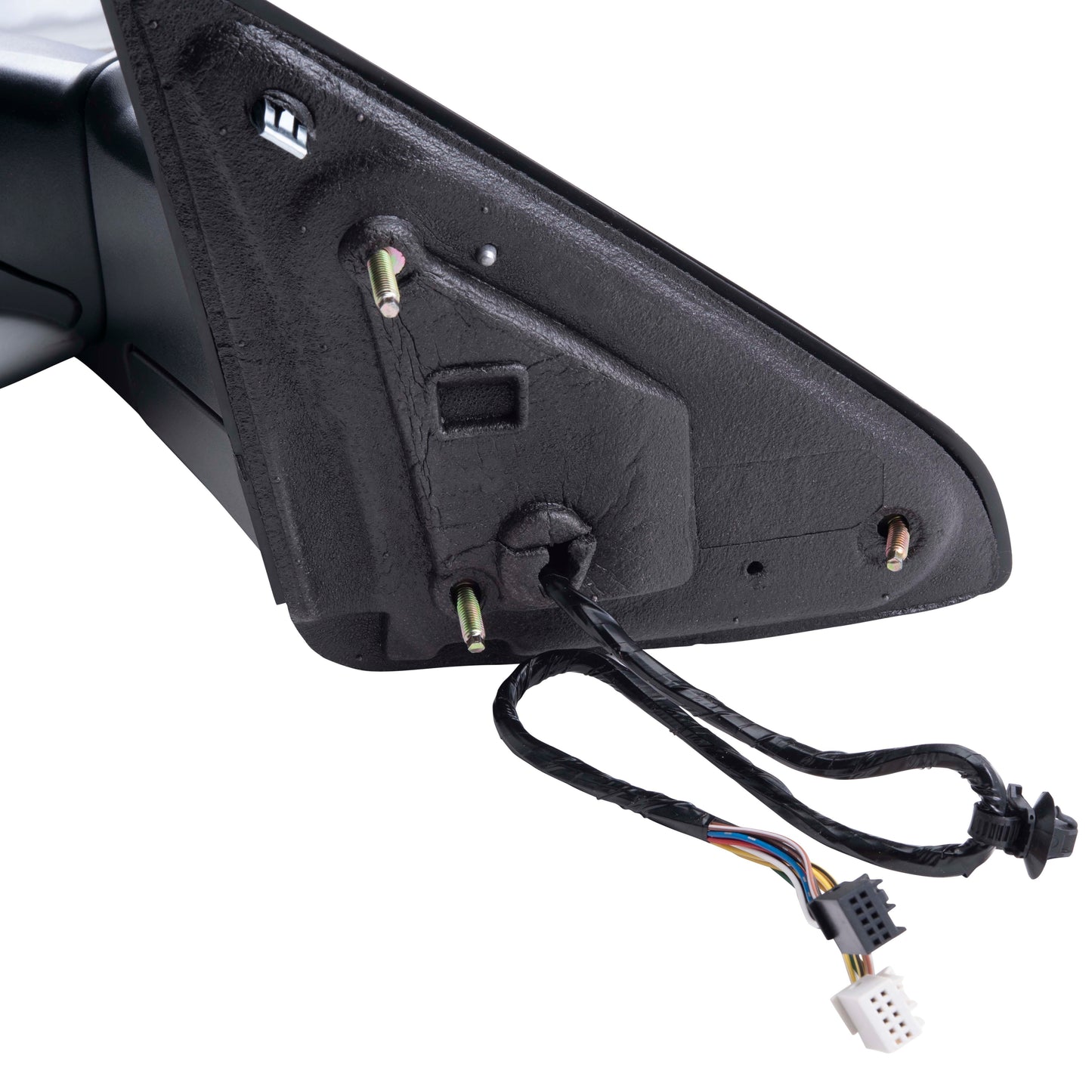 Brock Replacement Driver Power Tow Side View Mirror Heated Signal Puddle Lamp Memory w/ Chrome Cover Compatible with 2009-2010 1500 2010 2500 3500 2011-2012 Pickup Truck 68033735AF