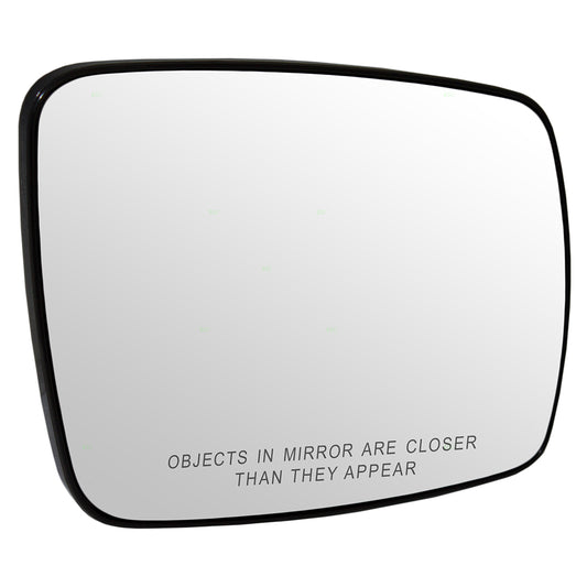 Brock Replacement Passenger Side View Mirror Glass & Base OEM Substitute Compatible with 2009-2016 Journey 68045692AA CH1323394