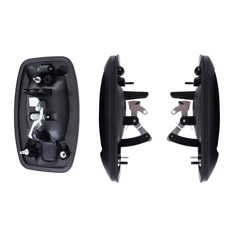 Brock Replacement Driver Left Passenger Right Outside Door Handle 5 Piece Set Textured Black For 2014-2021 RAM Promaster