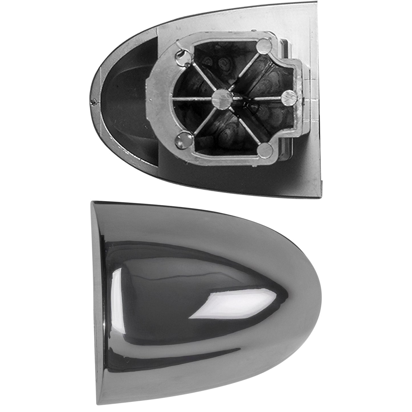 Outside Door Handle Without Keyhole Chrome Rear Left for 2014-2020 FIAT 500L Easy/Pop/Sport/Lounge