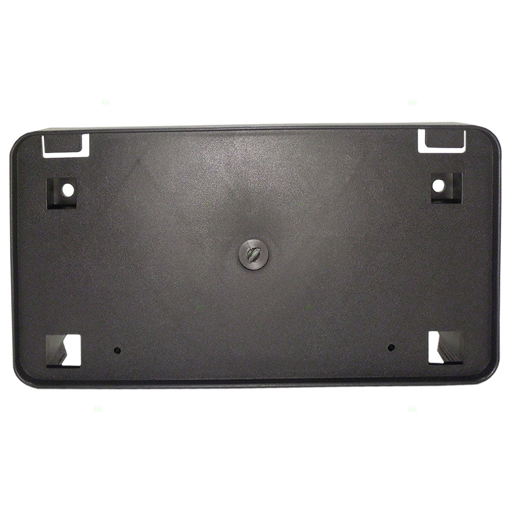Brock Replacement Front License Plate Bracket Holder Compatible with 1996-1997 Town & Country Van 4676324