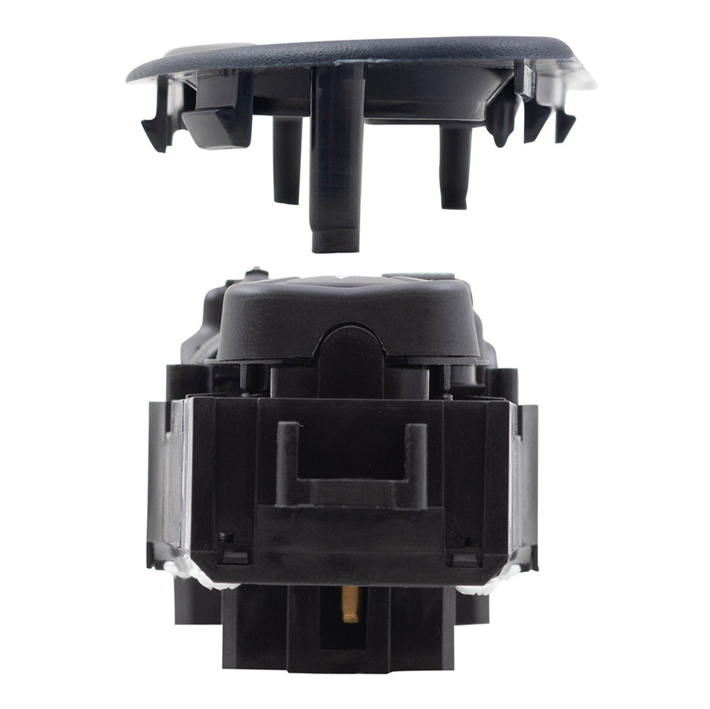 Brock Replacement Driver Front Power Window Master Switch Dark Blue Bezel Compatible with 02-05 Pickup