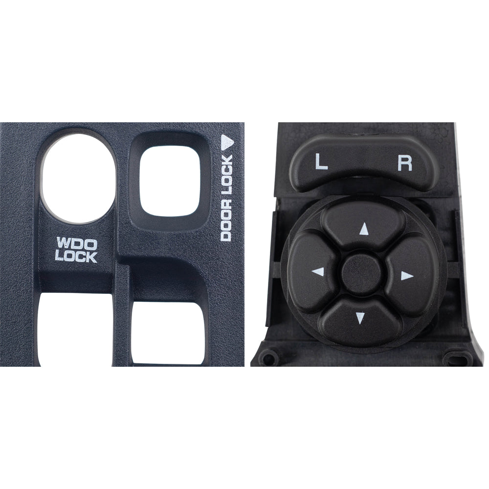 Brock Replacement Driver Front Power Window Master Switch Dark Blue Bezel Compatible with 02-05 Pickup