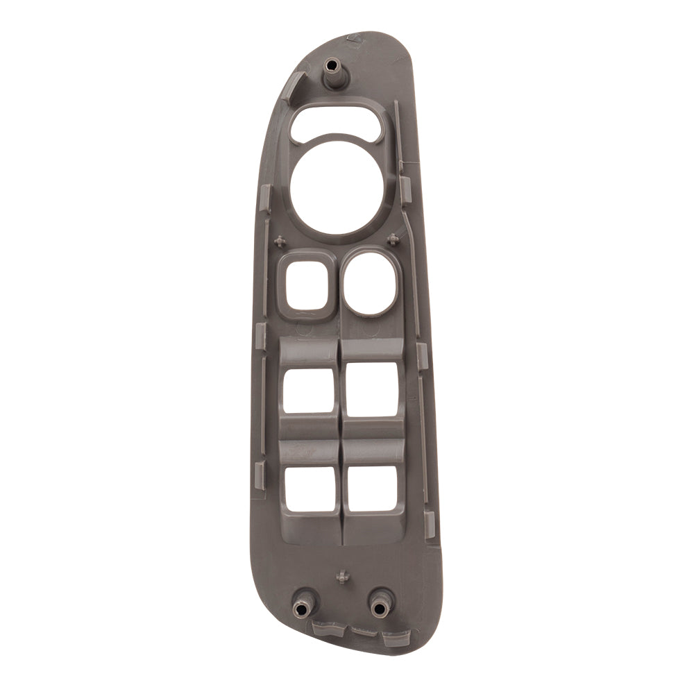 Brock Replacement Driver Power Front Window Master Switch Tan Bezel Trim Compatible with 2002-2005 1500 2500 3500 Pickup Truck 5HZ71WL5AD