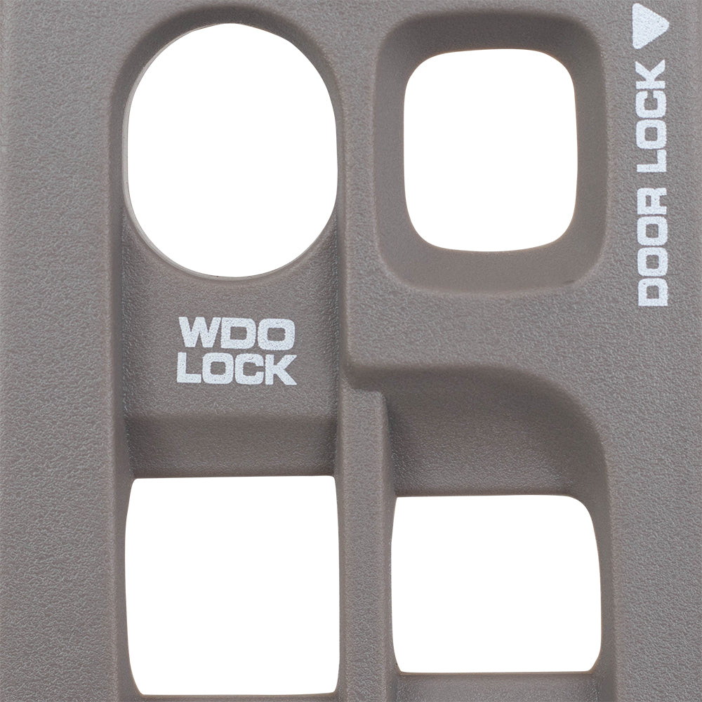 Brock Replacement Driver Power Front Window Master Switch Tan Bezel Trim Compatible with 2002-2005 1500 2500 3500 Pickup Truck 5HZ71WL5AD