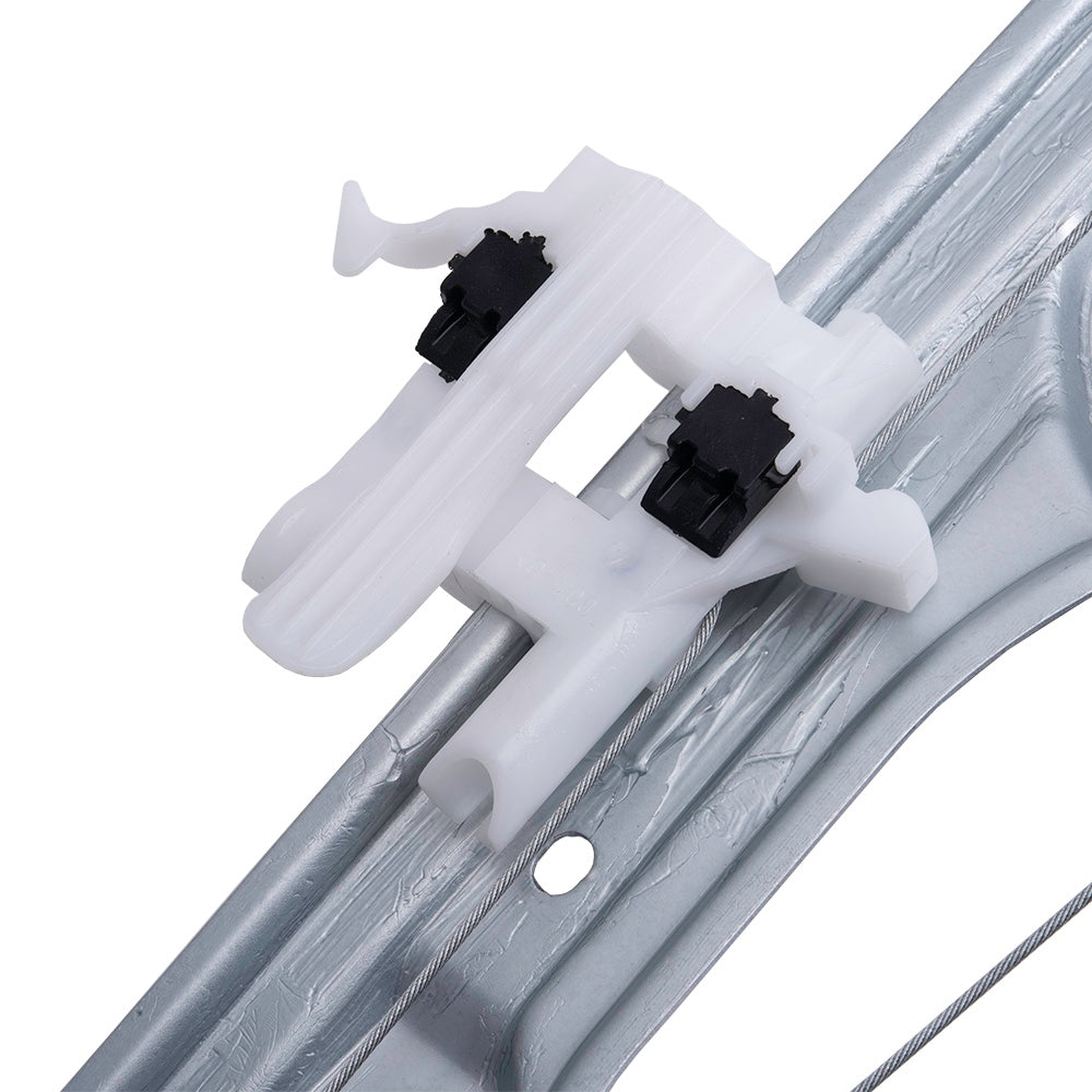 Brock Replacement Front Driver Side Power Window Regulator with Motor and OE Type Glass Guide Compatible With 2012-2019 500/500c 2013-2019 500e