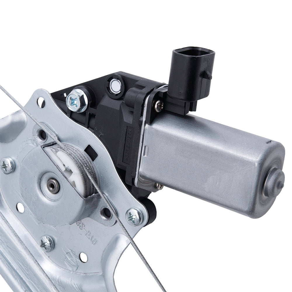 Brock Replacement Front Driver Side Power Window Regulator with Motor and OE Type Glass Guide Compatible With 2012-2019 500/500c 2013-2019 500e