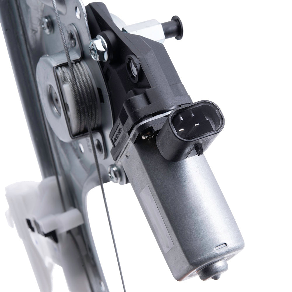 Brock Replacement Front Driver Side Power Window Regulator with Motor and OE Type Glass Guide Compatible With 2012-2019 500/500c 2013-2019 500e