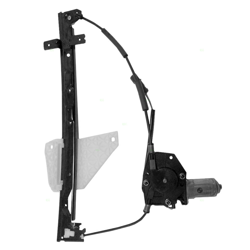 Brock Replacement Driver Rear Power Window Lift Regulator with Motor Assembly Compatible with 1999-2000 Grand Cherokee 55076469