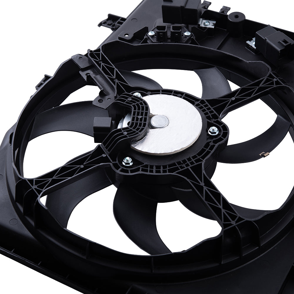 Brock Aftermarket Replacement Dual Cooling Fan Assembly Compatible With 2014-2021 RAM Promaster 3.6L With Air Conditioning