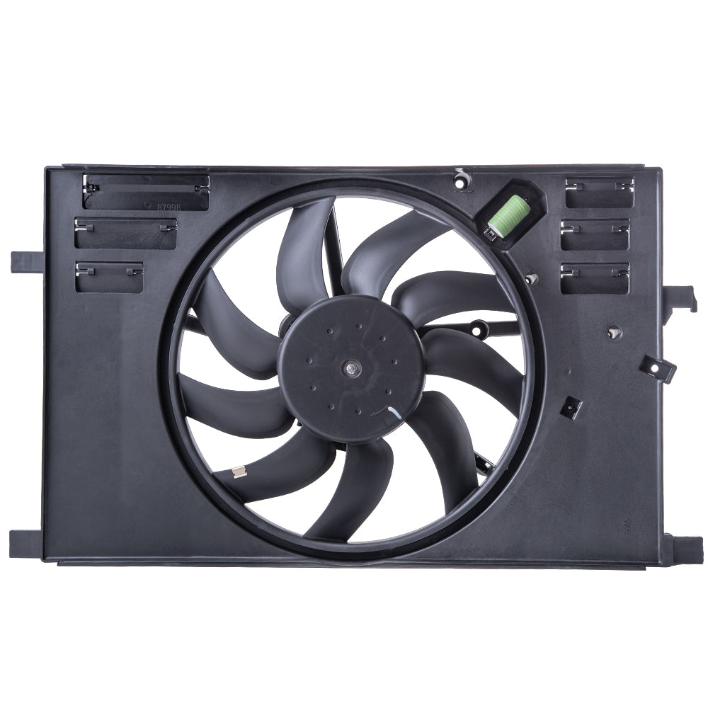 Brock Aftermarket Replacement Cooling Fan Assembly Compatible With 2015-2021 RAM Promaster City 2.4L