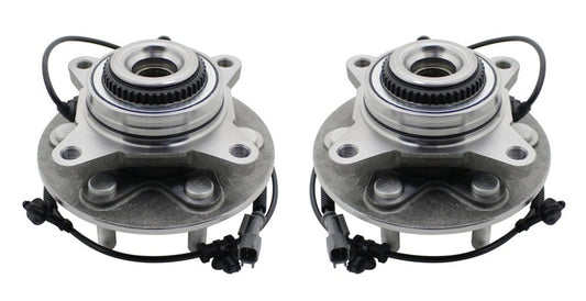 Wheel Hub and Bearing Assembly 2 Piece Set Front Driver Left and Passenger Right For 2017-2020 Ford F-150 4WD