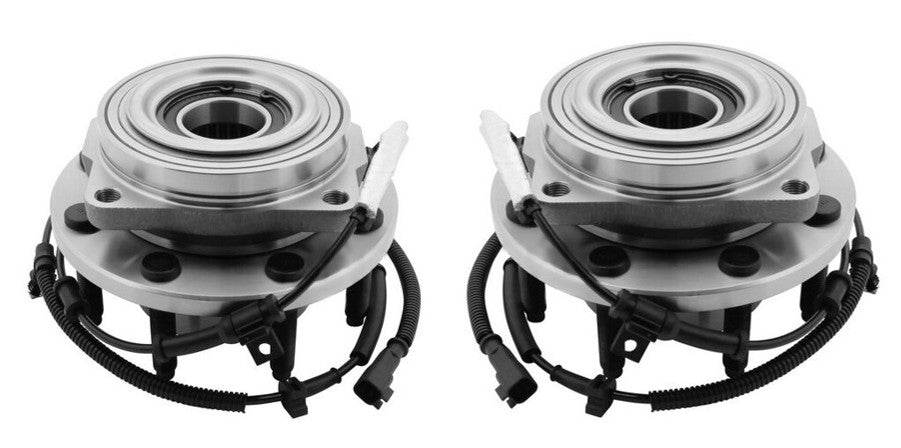Wheel Hub and Bearing Assembly 2 Piece Set Front Driver Left and Passenger Right For 2017-2022 Ford F-250 Super Duty 4WD/F-350 Super Duty 4WD