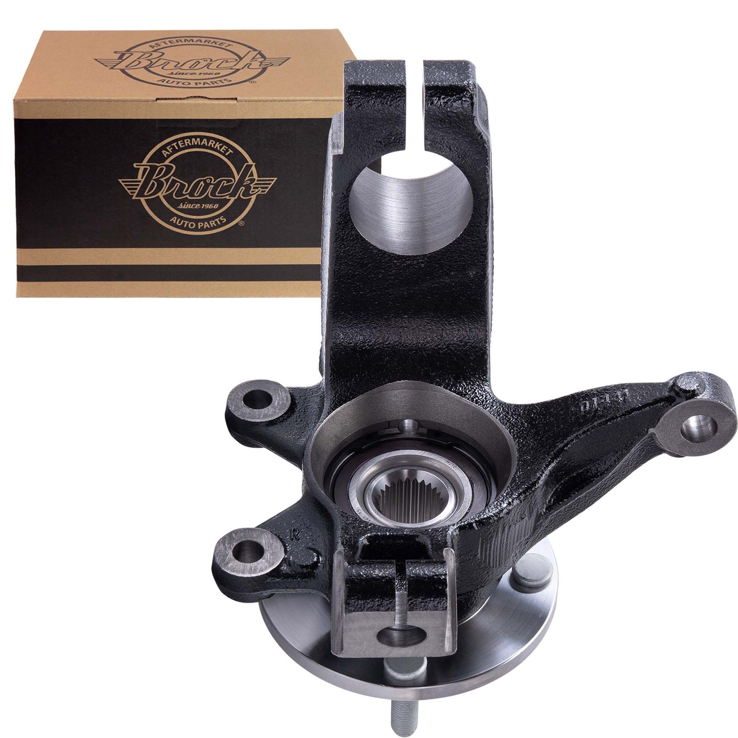 Brock Aftermarket Replacement Front Passenger Right Loaded Steering Knuckle Assembly Compatible with 2006-2011 Ford Focus